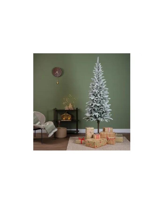 Albero di natale Alpbach fir snowy 210cm Kaemingk