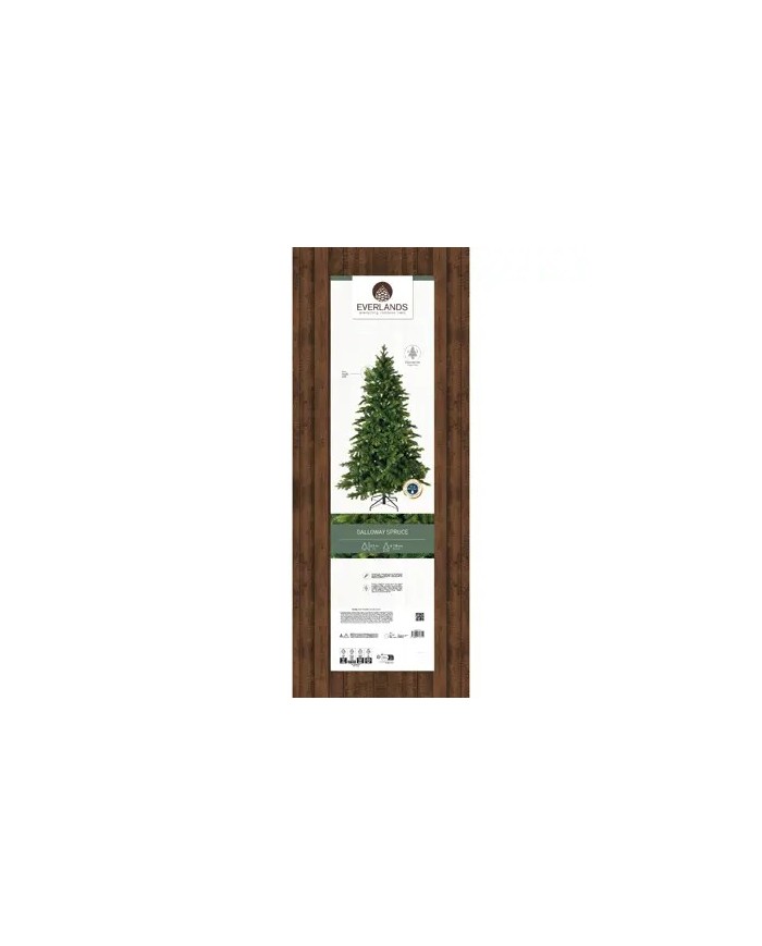 Albero di natale Galloway spruce 210cm Kaemingk