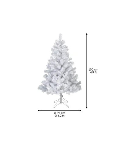 Albero di natale Imperial White  150cm keamingk