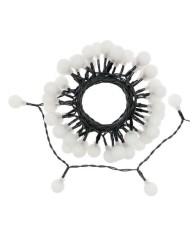 Catena Solare lineare 5m decorata 50 Sfere Cherry Lotti