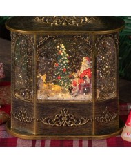 Lanterna Glitter Led Es.brunita H21cm