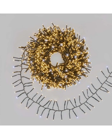 Catena Festone Cluster Ø10cm FSLG 30m 2000 MiniLED Lotti Catena Festone Cluster Ø10cm FSLG 30m 2000 MiniLED Lotti