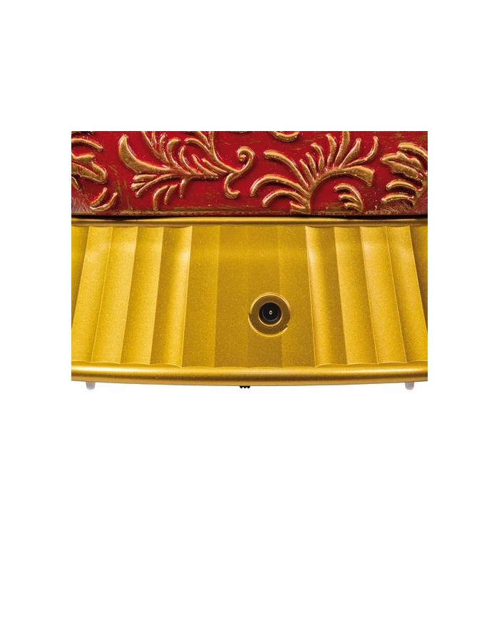 Sfera Natalizia Piatta H20cm con base ovale Plasti Lotti