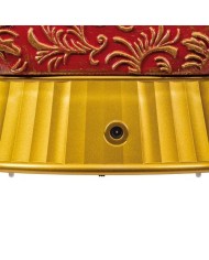 Sfera Natalizia Piatta H20cm con base ovale Plasti Lotti