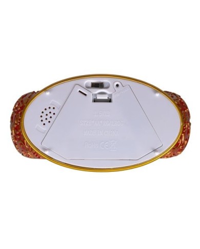 Sfera Natalizia Piatta H20cm con base ovale Plasti Lotti