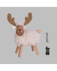 Decorazione Natalizia Pecorenna 24xH31cm illuminat Lotti