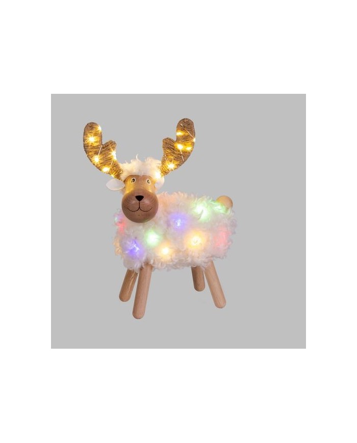 Decorazione Natalizia Pecorenna 24xH31cm illuminat Lotti