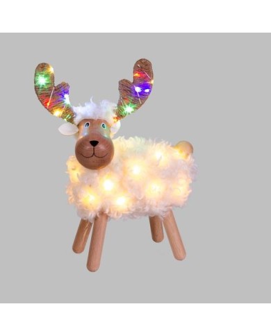 Decorazione Natalizia Pecorenna 24xH31cm illuminat Lotti Decorazione Natalizia Pecorenna 24xH31cm illuminat Lotti
