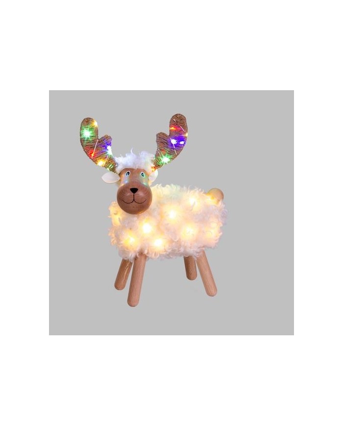 Decorazione Natalizia Pecorenna 24xH31cm illuminat Lotti