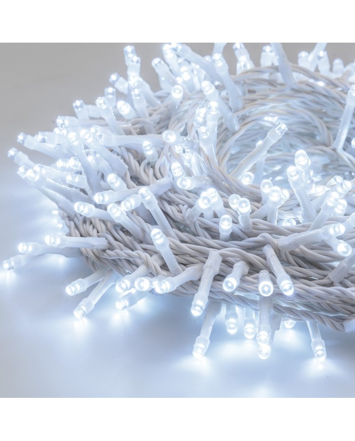 Luci di natale  300 LED 21,5m Bianco Freddo Lotti