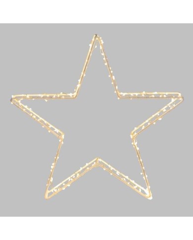 Stella Luminosa 220 MicroLED D. 30cm Bianco Caldo Lotti