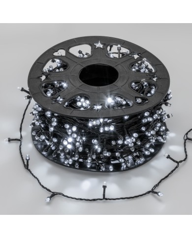 Luci di Natale1000 Maxi LED MultiFLASH DIAMOND Bianco Freddo Lotti