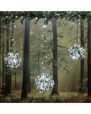 Luci di Natale1000 Maxi LED MultiFLASH DIAMOND Bianco Freddo Lotti