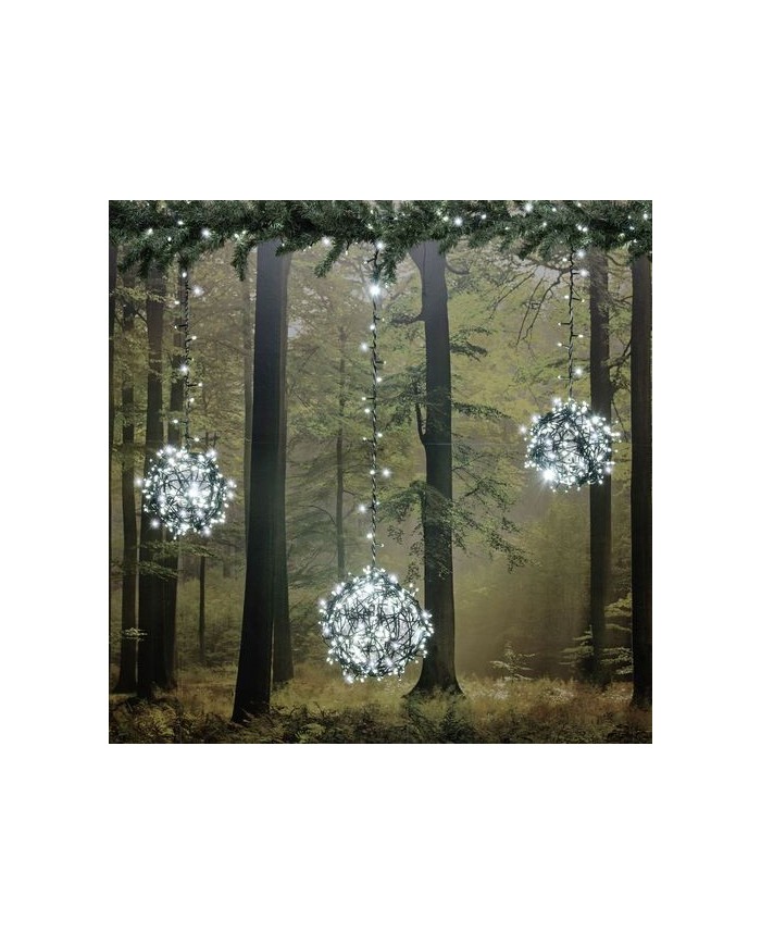 Luci di Natale1000 Maxi LED MultiFLASH DIAMOND Bianco Freddo Lotti