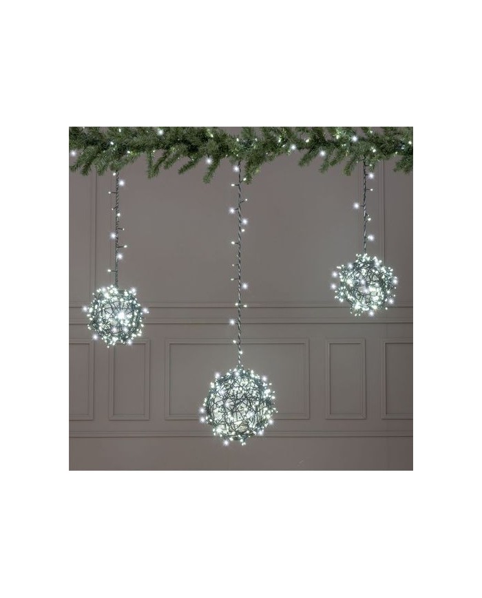 Luci di Natale1000 Maxi LED MultiFLASH DIAMOND Bianco Freddo Lotti