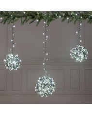 Luci di Natale1000 Maxi LED MultiFLASH DIAMOND Bianco Freddo Lotti