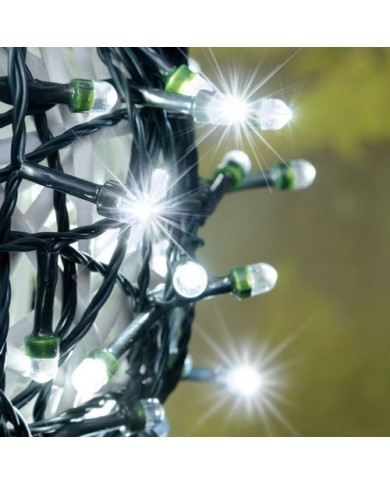 Luci di Natale1000 Maxi LED MultiFLASH DIAMOND Bianco Freddo Lotti