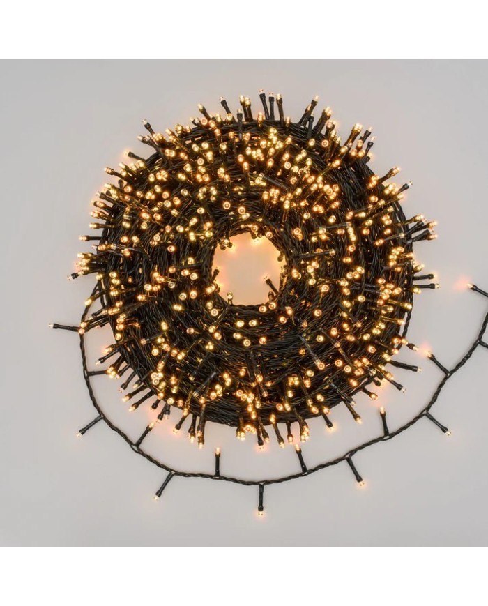 Luci di Natale 1200 LED TRADITIONAL e BIANCO CALDO Lotti