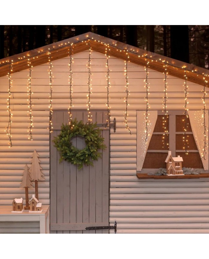 Luci di Natale 1200 LED TRADITIONAL e BIANCO CALDO Lotti