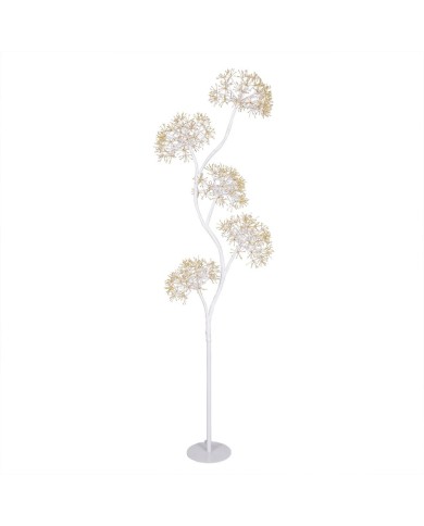 Albero Ramo Bianco Con 5 Sfere 170 Cm Lotti