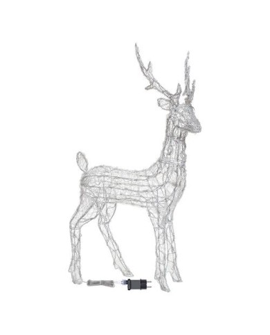 Renna 3d H:105cm Acrilico Morbido LED Dual Bianco Caldo/ Freddo Lotti Renna 3d H:105cm Acrilico Morbido LED Dual Bianco Caldo/ Freddo Lotti
