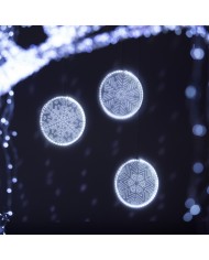 DISCHI LUMINOSI SMD 60 LED BIANCO Lotti