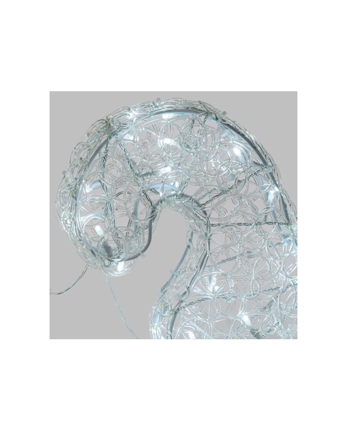 Renna Slitta 3D H85cm 350 Led Bianco Lotti