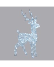 Renna 3D H85 Acrilico Soft 120 Dual LED Bianco Caldo/Freddo