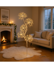Albero Luminoso 5 Sfere MicroLED H120cm Lotti