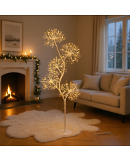 Albero Luminoso 5 Sfere MicroLED H120cm Lotti