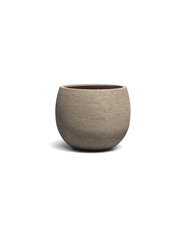 Vaso Moderno Orosei 42X34cm Sabbia Paolelli
