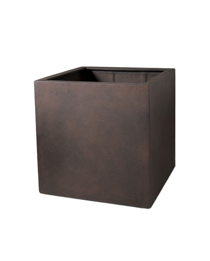 Vaso Moderno Square 60X60X60cm Rusty Lite Paolelli Vaso Moderno Square 60X60X60cm Rusty Lite Paolelli
