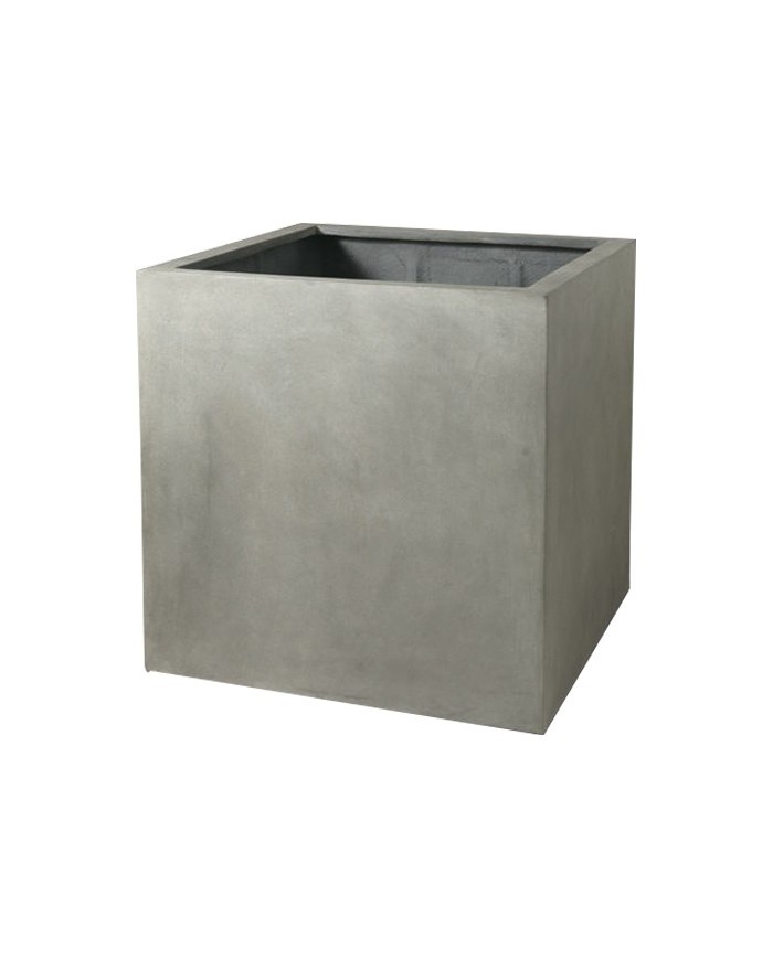 Vaso Moderno Square 75X75X75cm Concrete Lite Polelli Vaso Moderno Square 75X75X75cm Concrete Lite Polelli