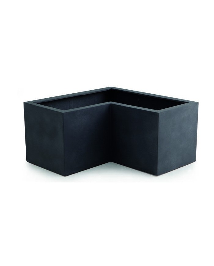 Vaso Moderno Aspen Angolo 90x90x45cm Lead Lite Paolelli