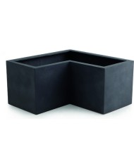 Vaso Moderno Aspen Angolo 90x90x45cm Lead Lite Paolelli