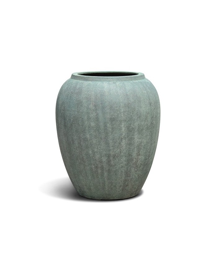 Vaso Moderno Appiano 65x75cm Copper Green Paolelli