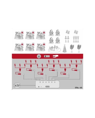 Remote Control Box Con Alimentatore 4,5V