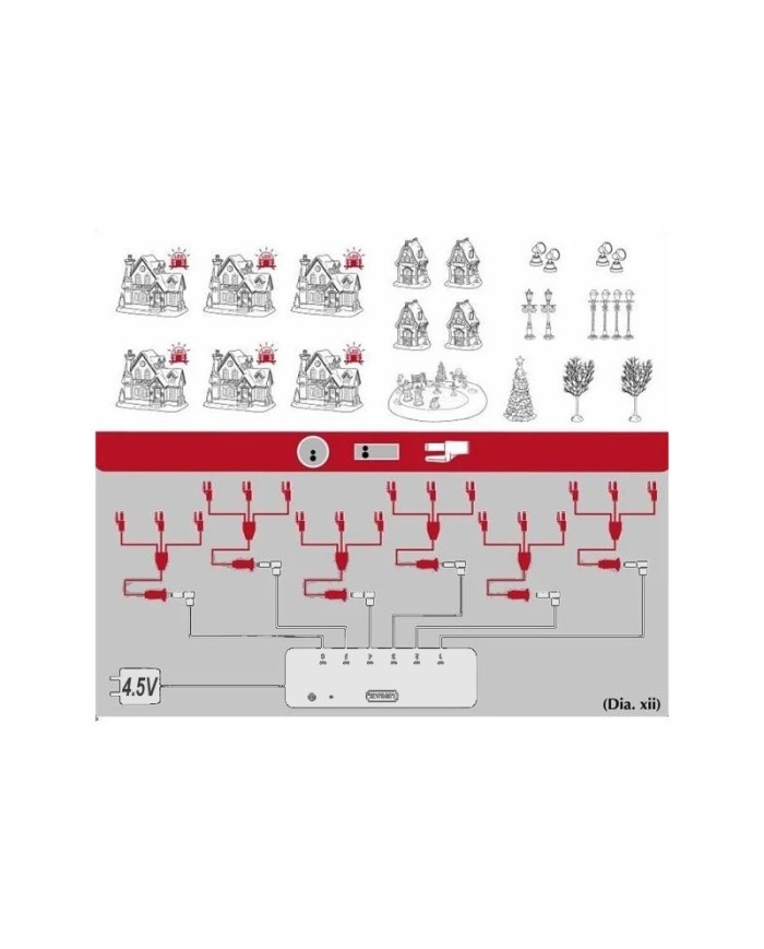 Remote Control Box Con Alimentatore 4,5V