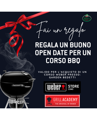 Buono Regalo Open Date – Corso BBQ Weber a Scelta