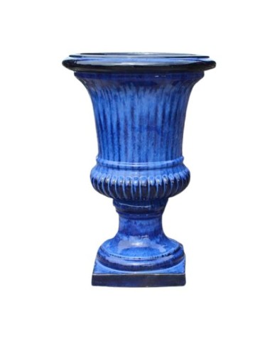 Vaso Moderno Alberobello 56X80cm Blue Paolelli