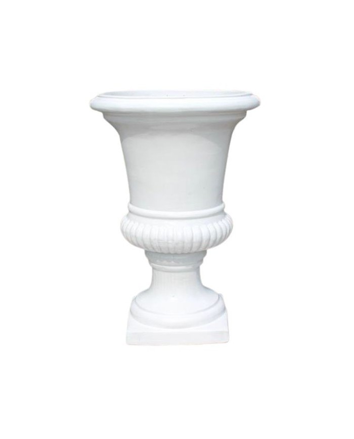 Vaso Moderno Alberobello 56X80cm White Paolelli