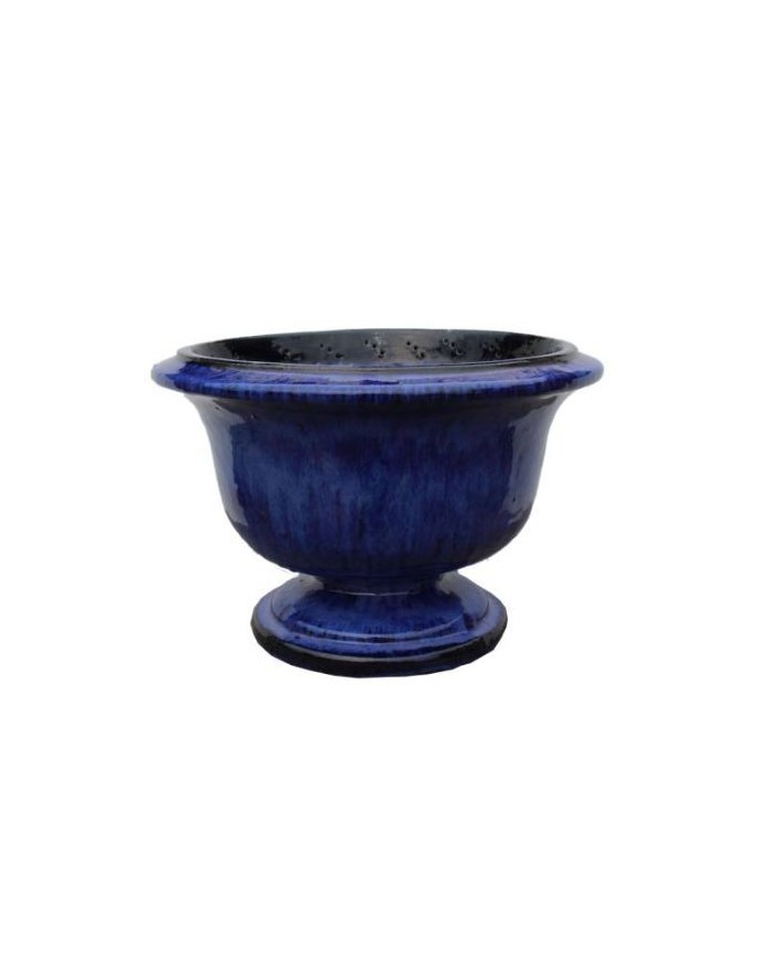 Vaso Moderno Margaux  39X26cm Blue Paolelli