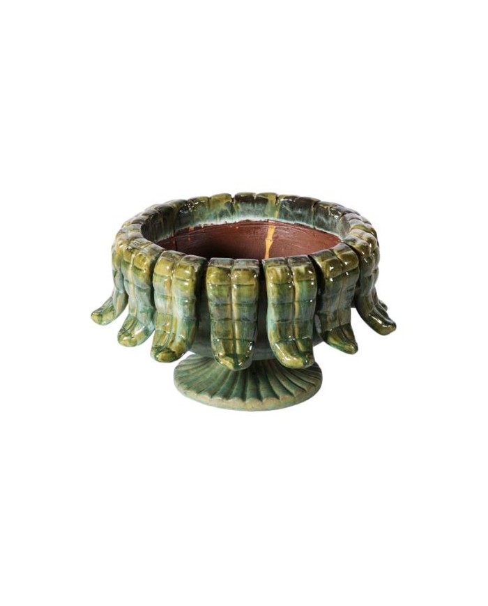 Vaso Moderno Ophelia 64X39cm Verde Paolelli