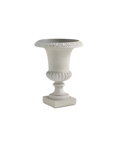 Vaso Moderno Anglian Antique 37X48cm White Paolelli