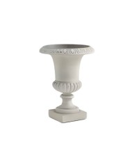 Vaso Moderno Anglian Antique 37X48cm White Paolelli