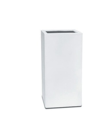 Vaso Moderno Pittsburg 45X45X90cm White Lite Paolelli