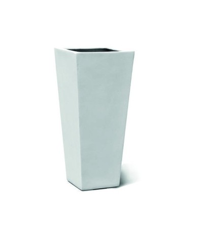 Vaso Moderno Truro 40x40x90cm White Lite Paolelli