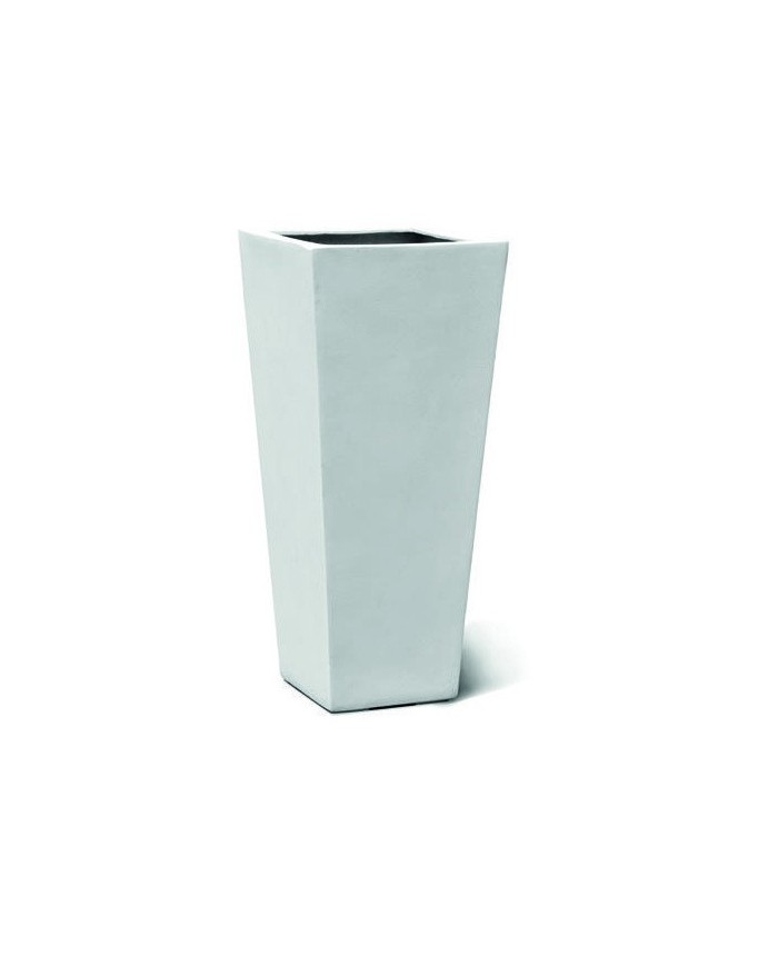 Vaso Moderno Truro 40x40x90cm White Lite Paolelli