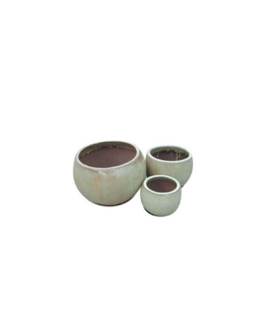 Vaso Moderno Sqat 66x47cm Avorio Paolelli