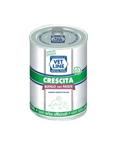 Crochette per cani Vet Line accrescimento bufalo 400 g